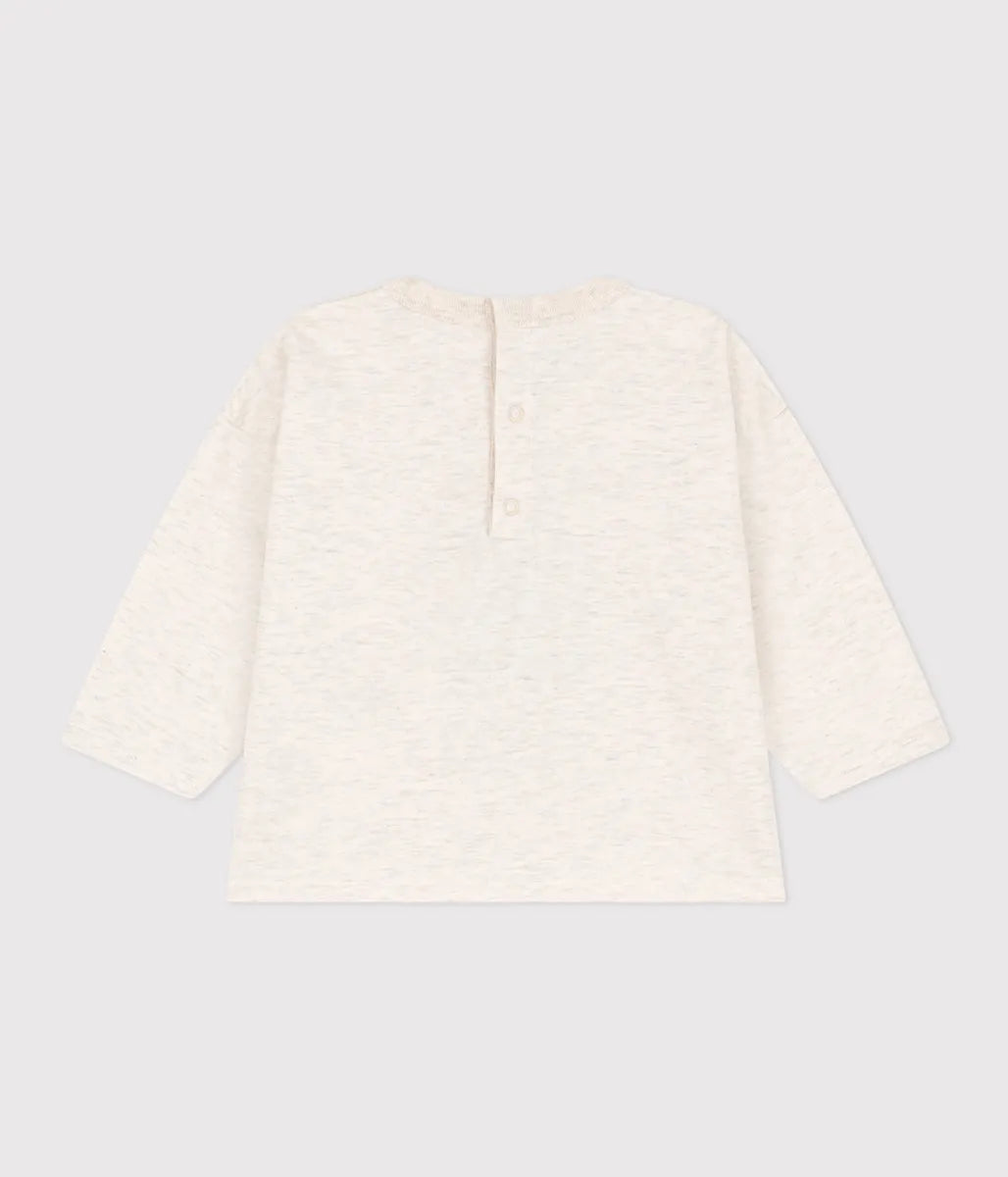 プリント長袖Tシャツ