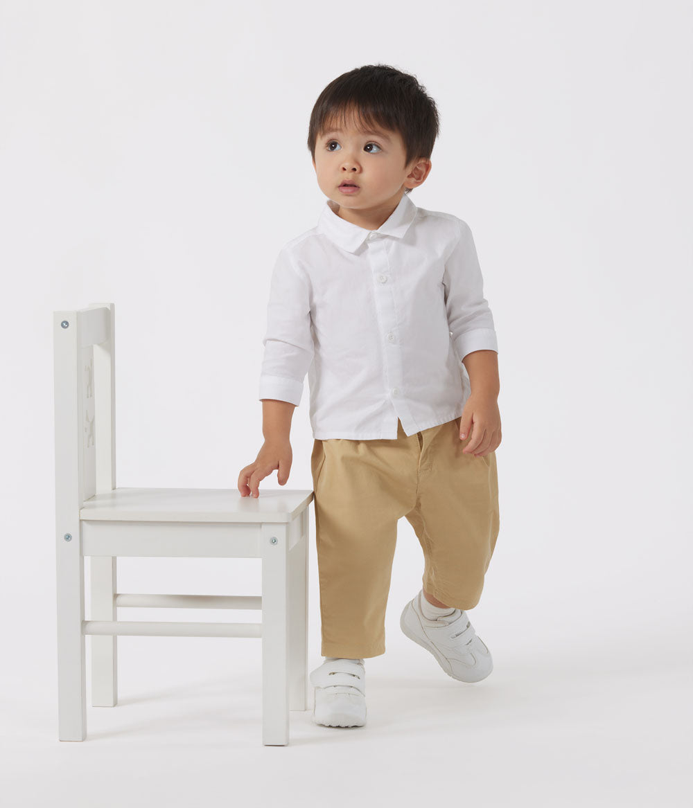 サージ織パンツ