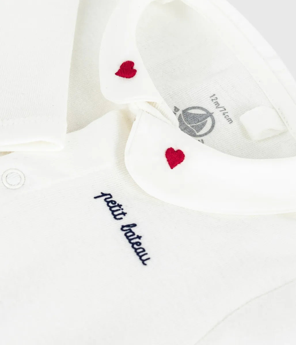 衿つき長袖ボディ