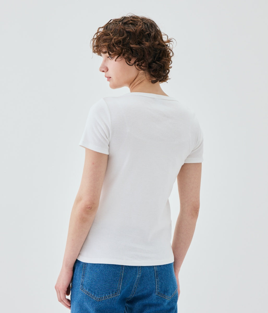 ボートネック半袖Ｔシャツ