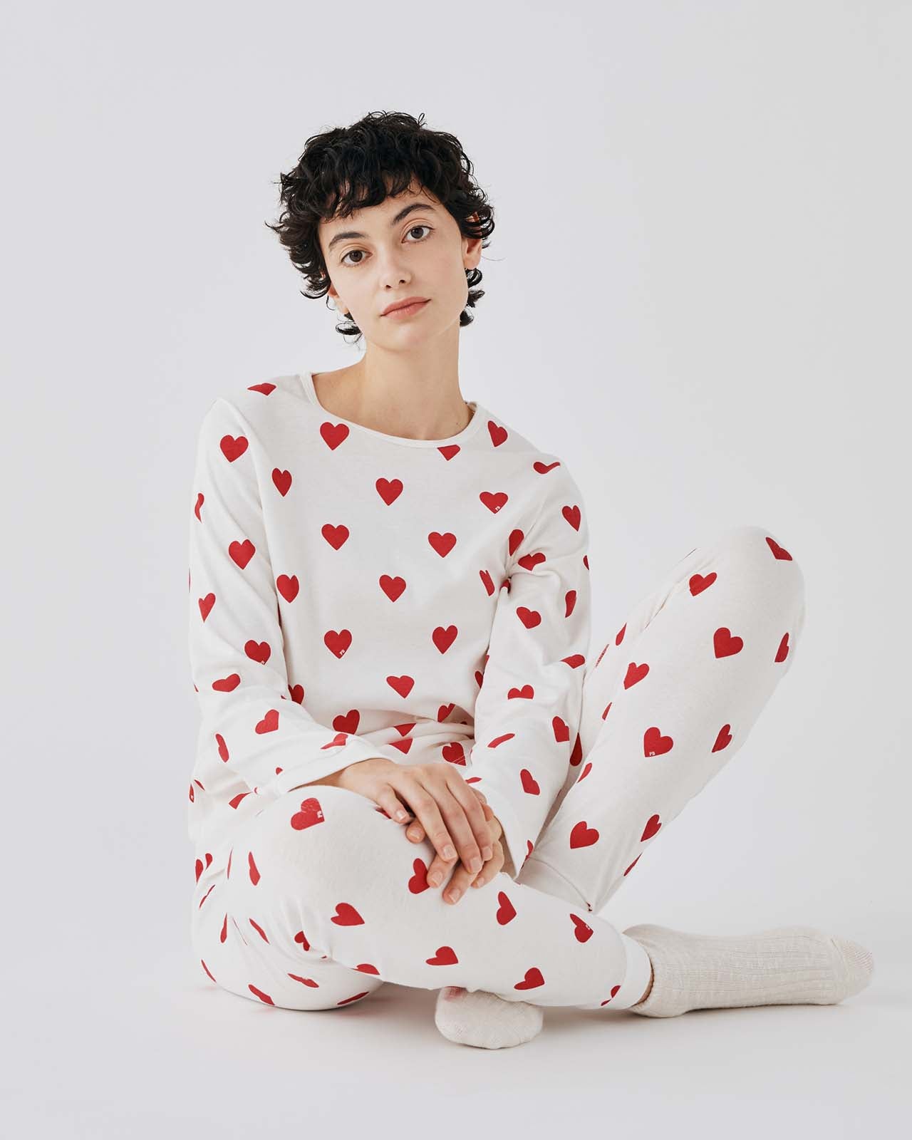 プリント長袖パジャマ