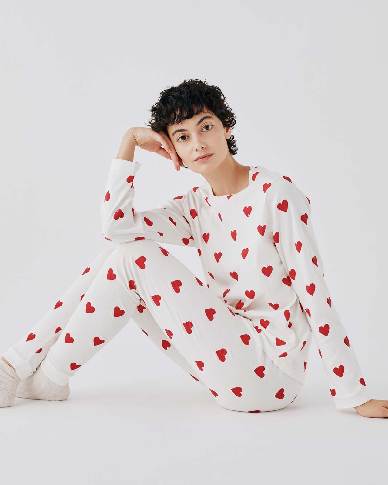 プリント長袖パジャマ