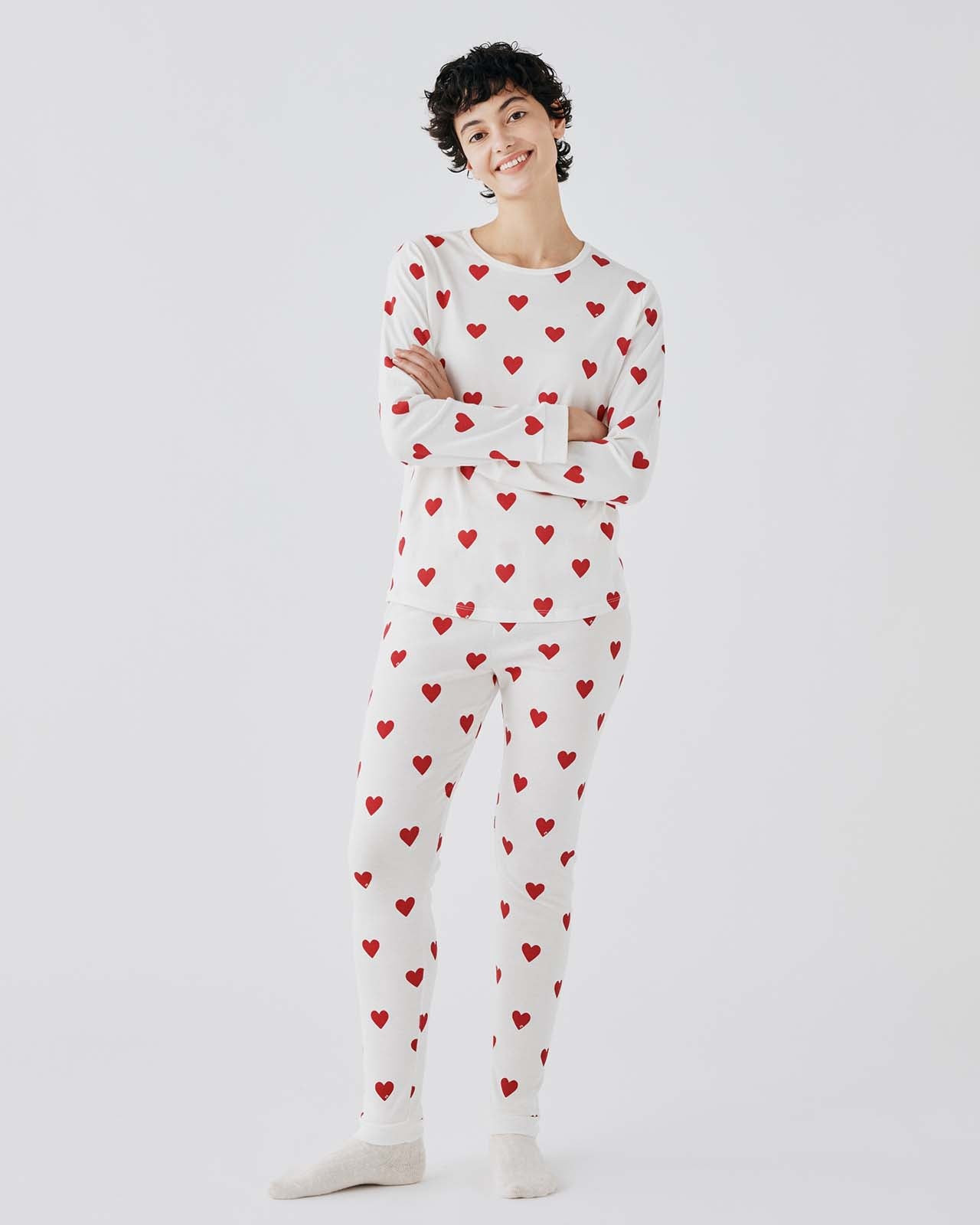 プリント長袖パジャマ