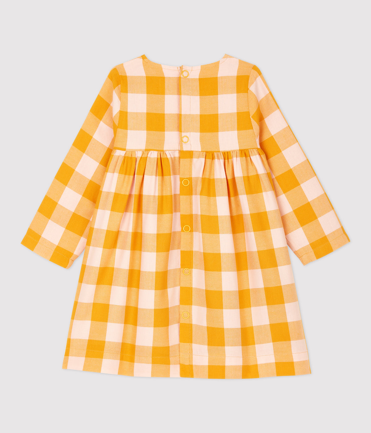 チェックワンピース