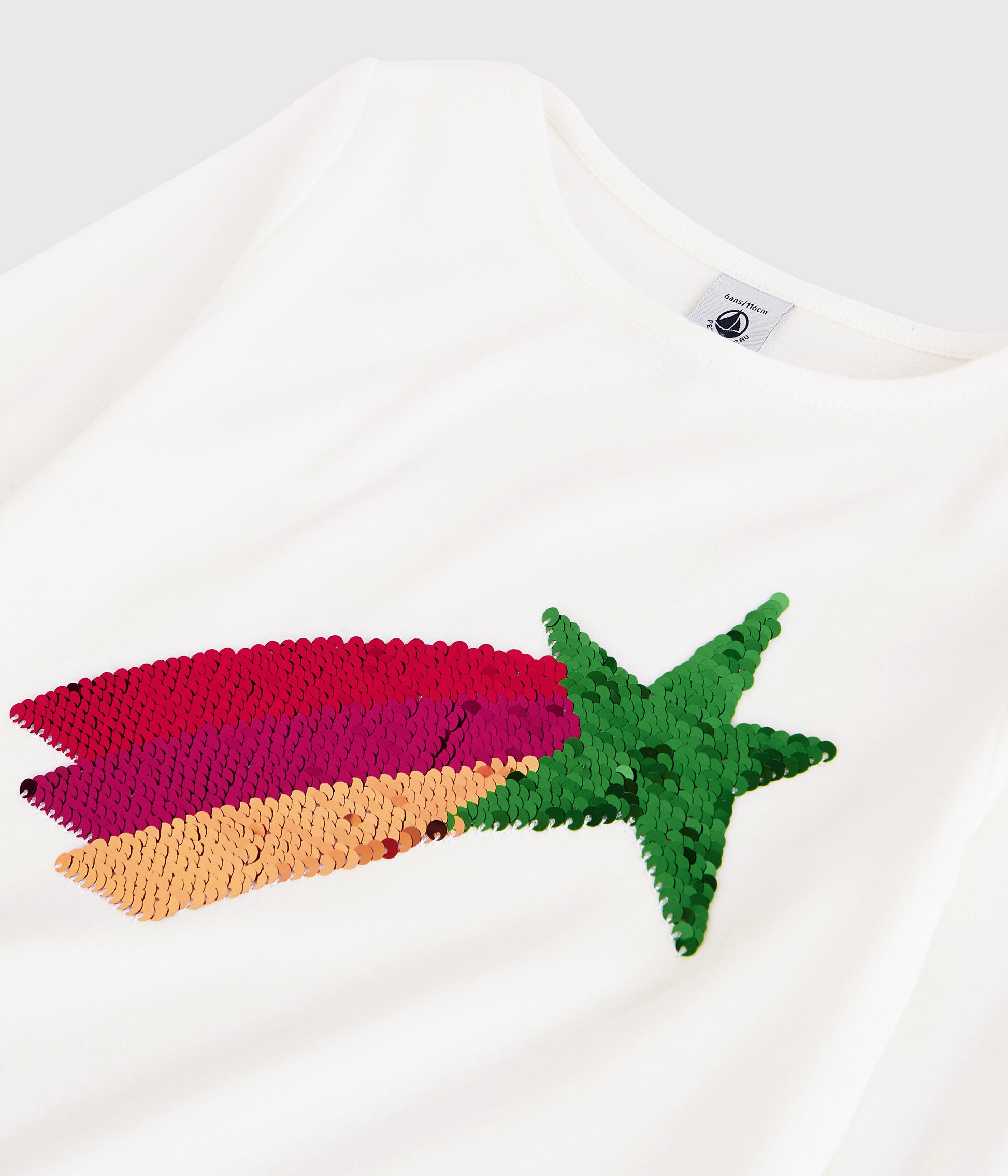 スパンコール長袖Ｔシャツ