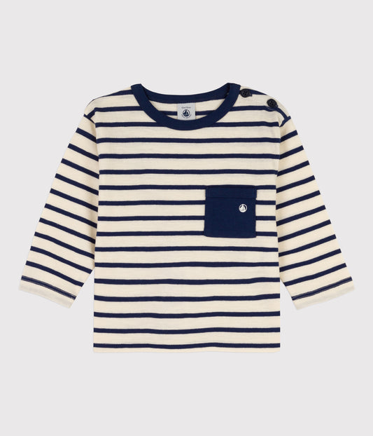スラブジャージマリニエール長袖Ｔシャツ