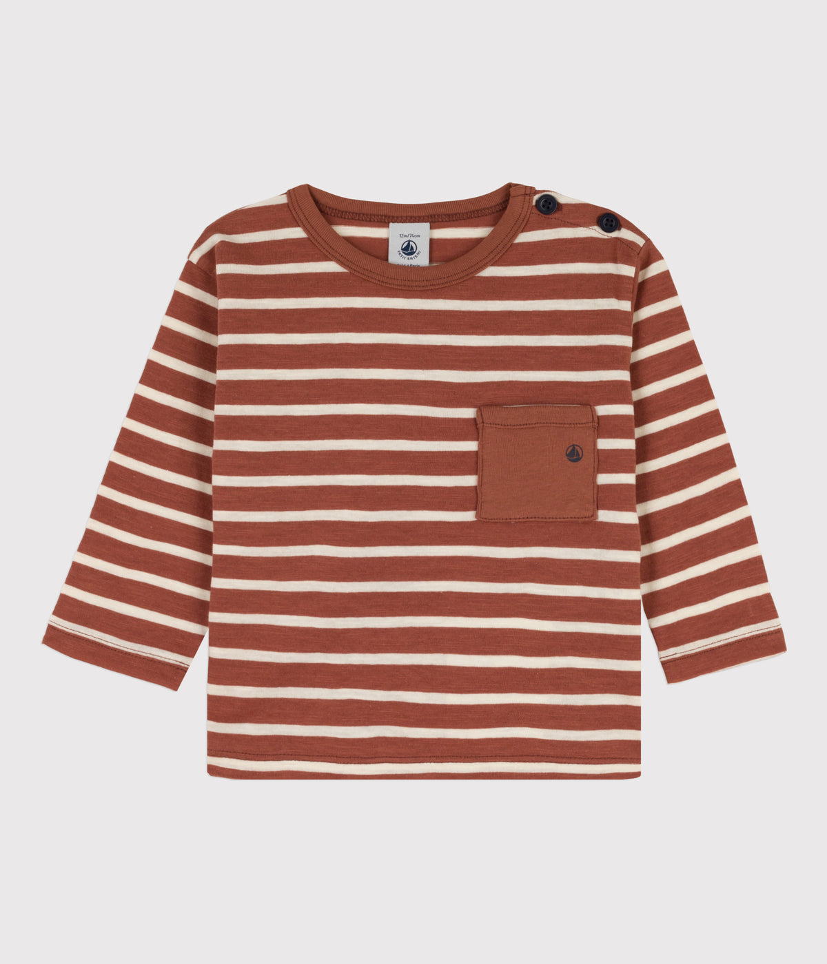 スラブジャージマリニエール長袖Ｔシャツ