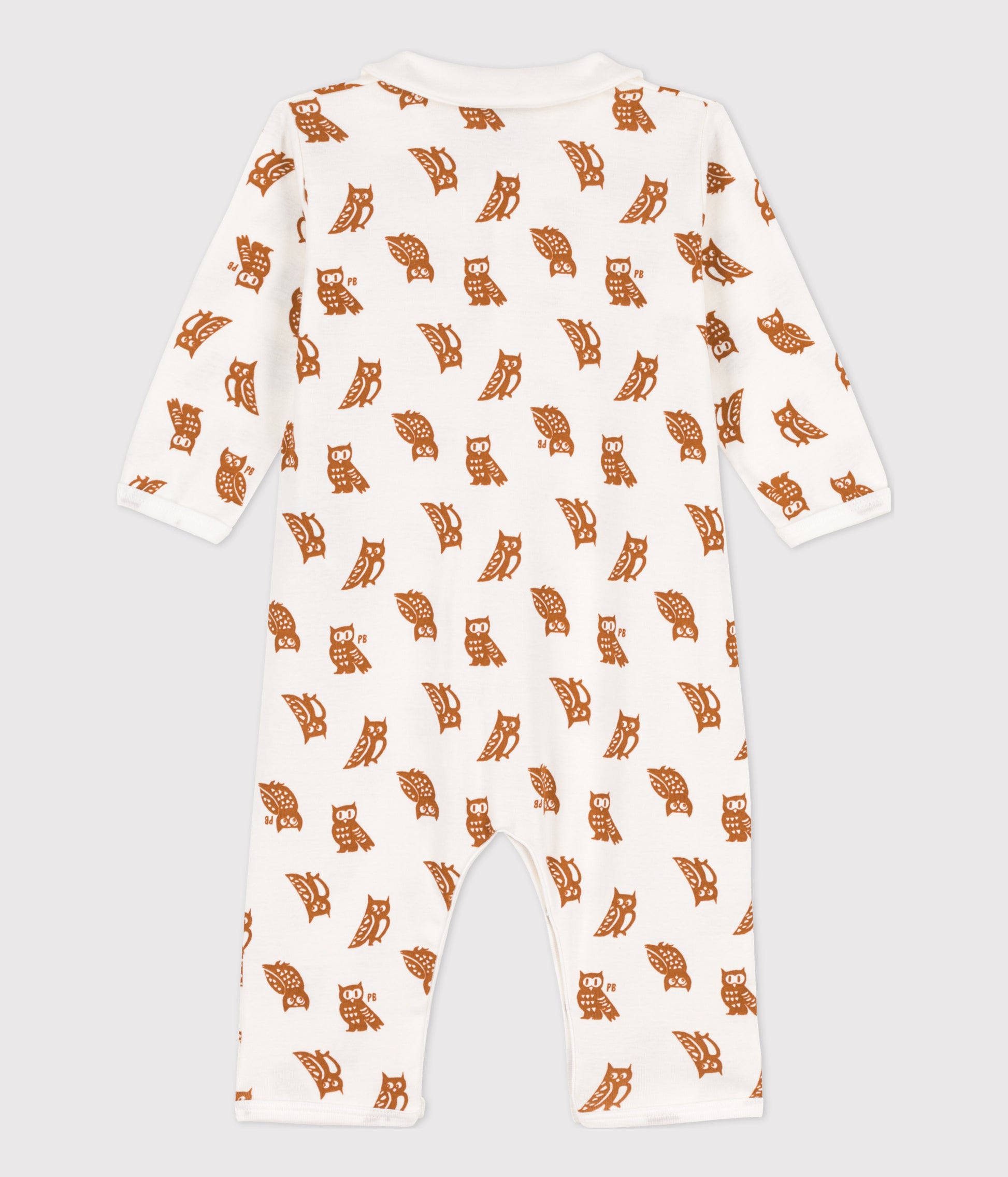 プリント足なしロンパース