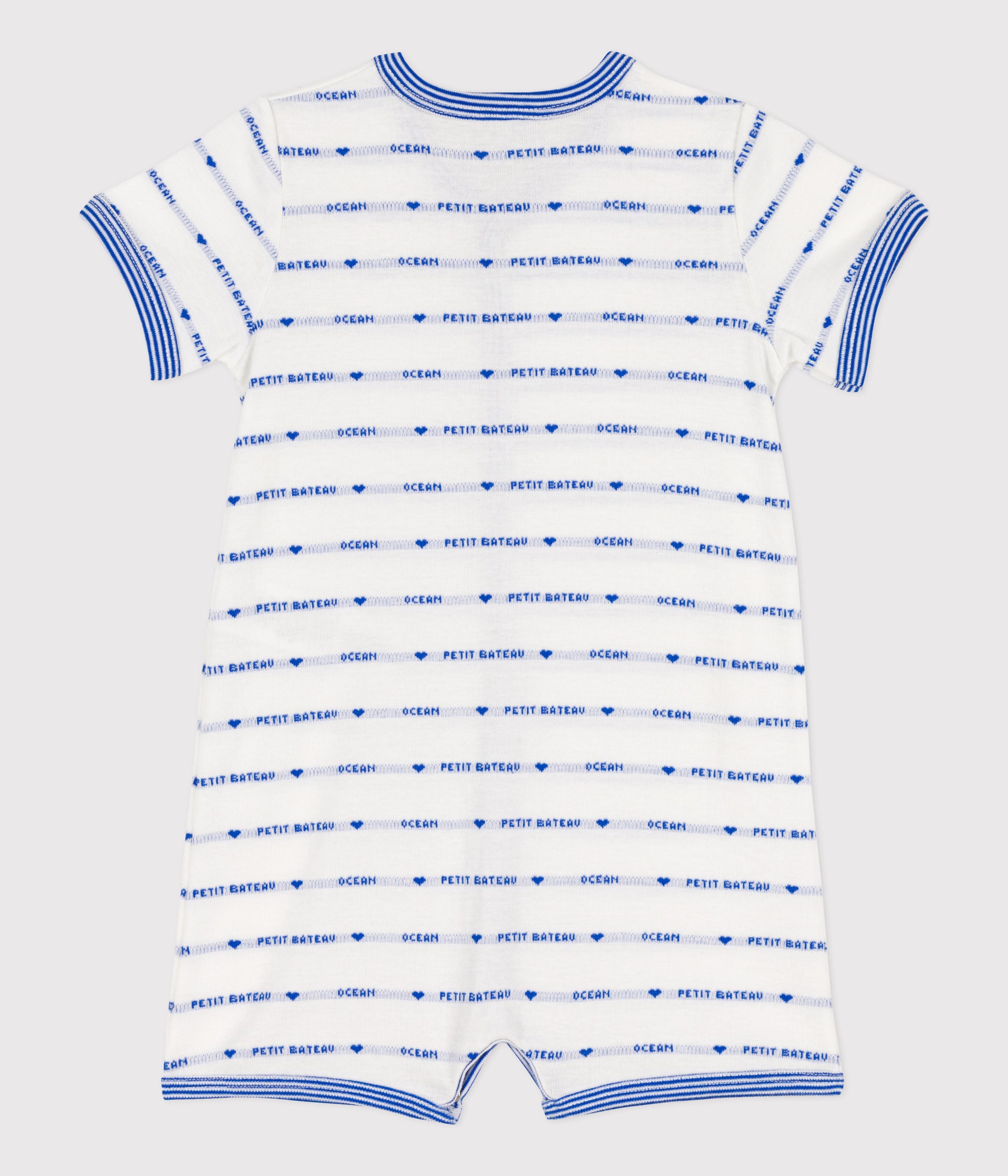 プリントショートロンパース