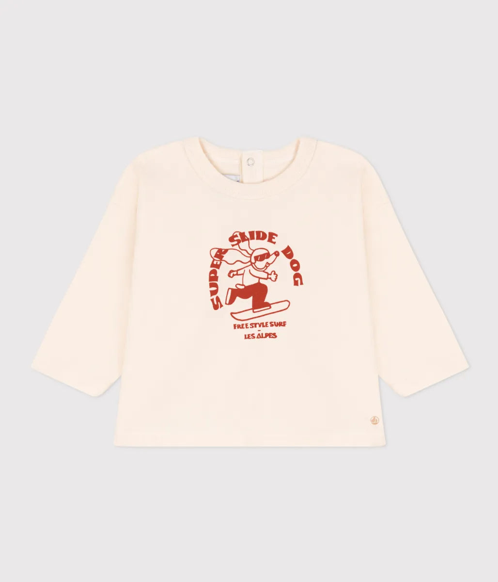 プリント長袖Ｔシャツ