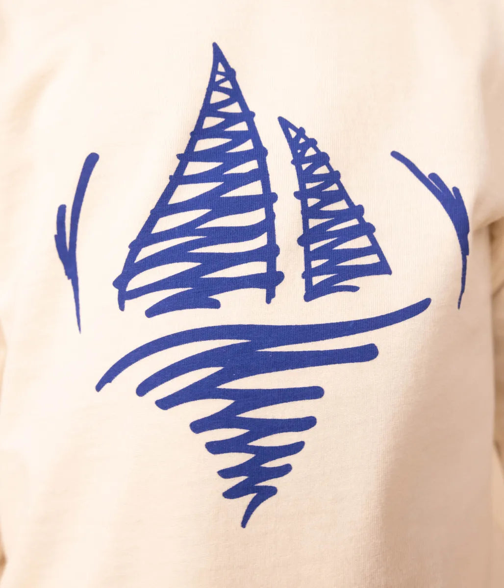 プリント長袖Ｔシャツ