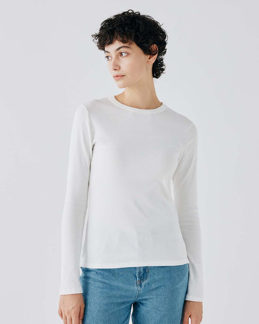 クルーネック長袖Ｔシャツ