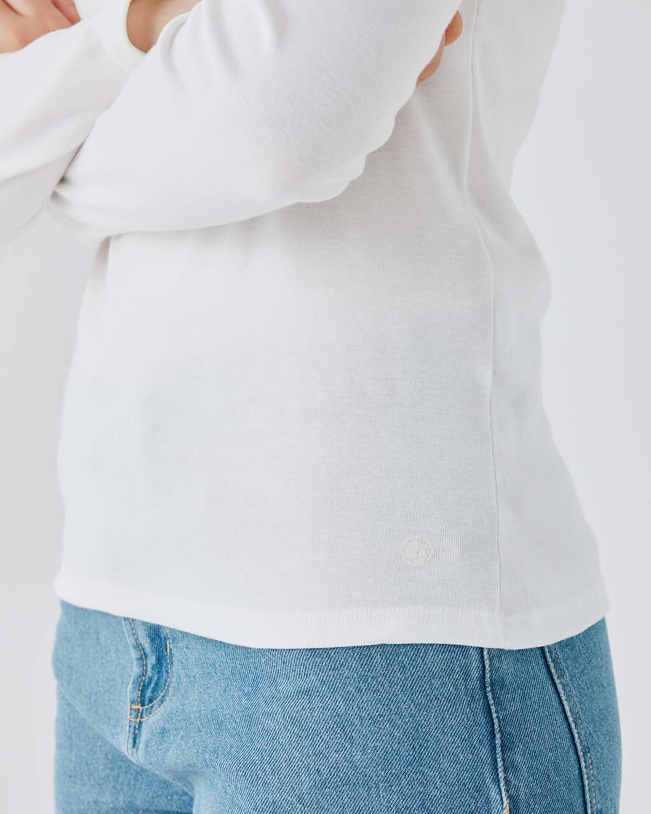 クルーネック長袖Ｔシャツ