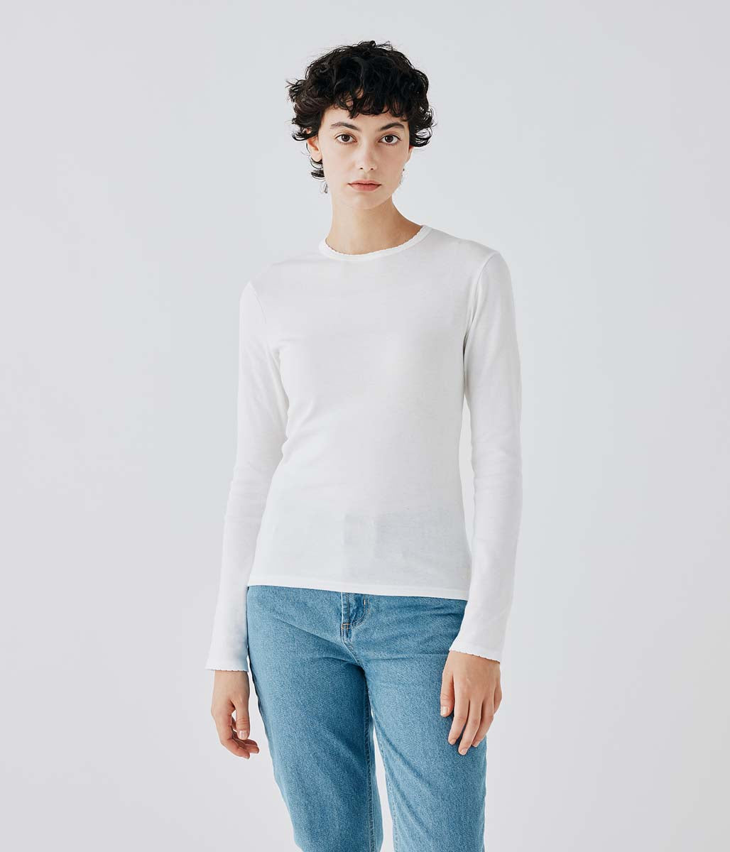 ポワンココット長袖Ｔシャツ