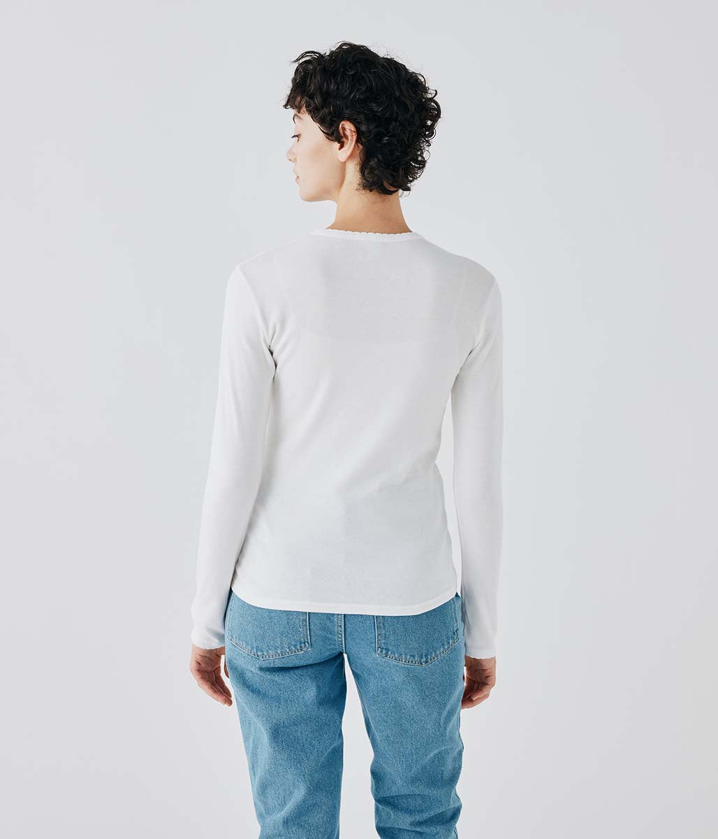 ポワンココット長袖Ｔシャツ