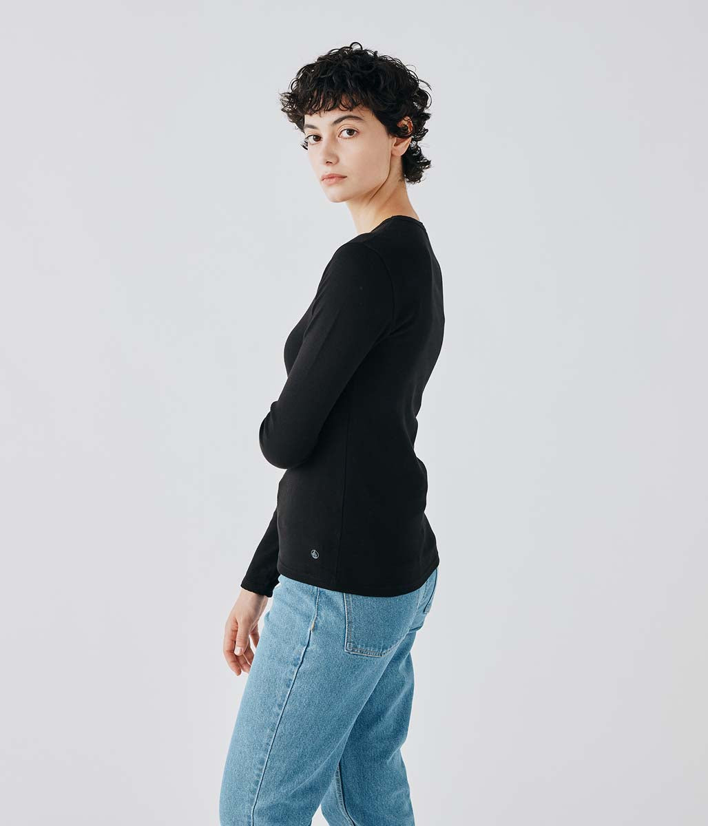 ポワンココット長袖Ｔシャツ