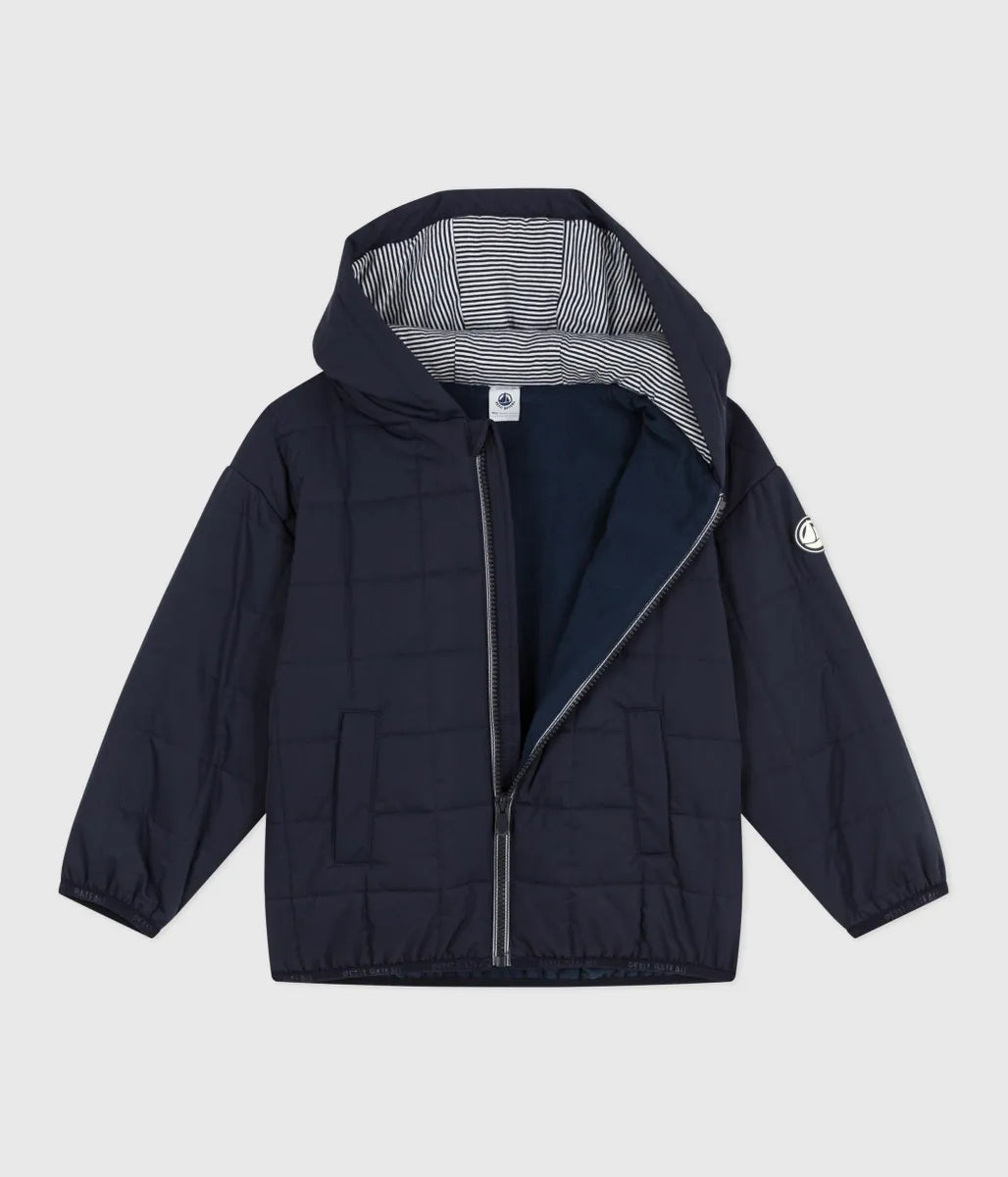 中綿入りフードジャケット