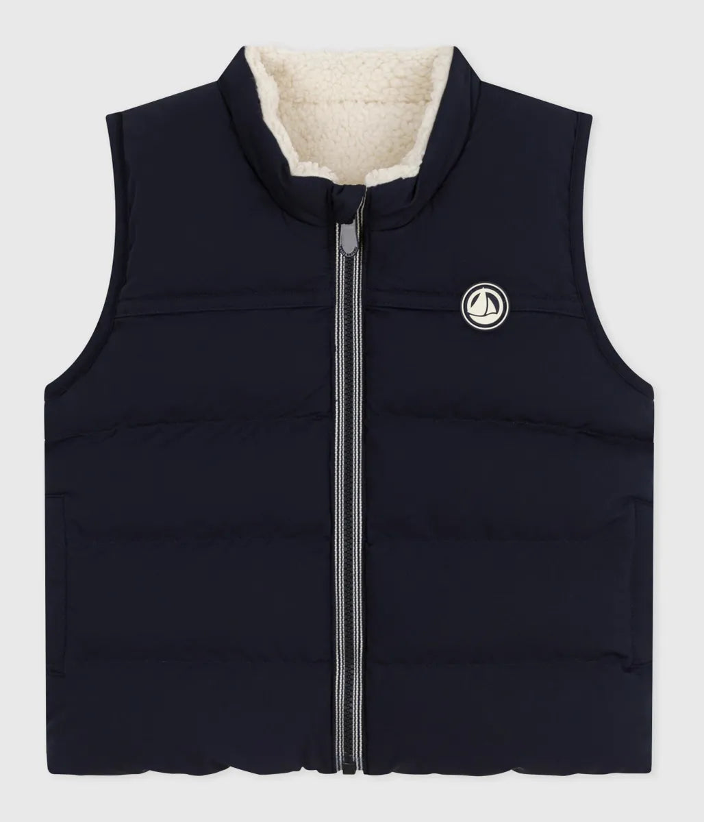 リバーシブルキルティングベスト