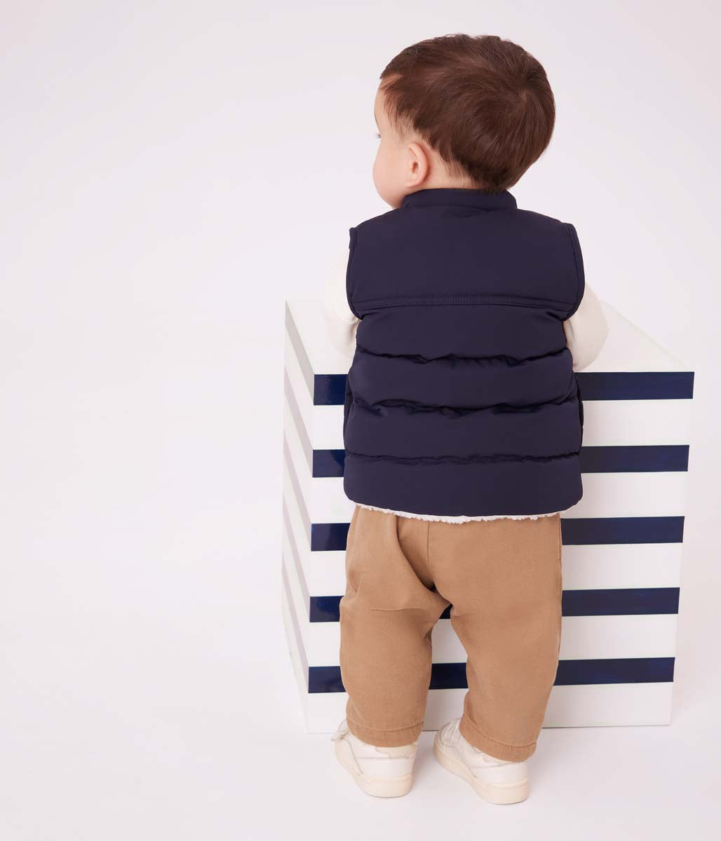 リバーシブルキルティングベスト