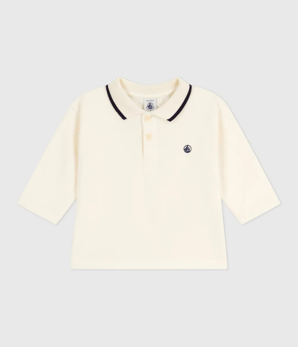 長袖ポロシャツ