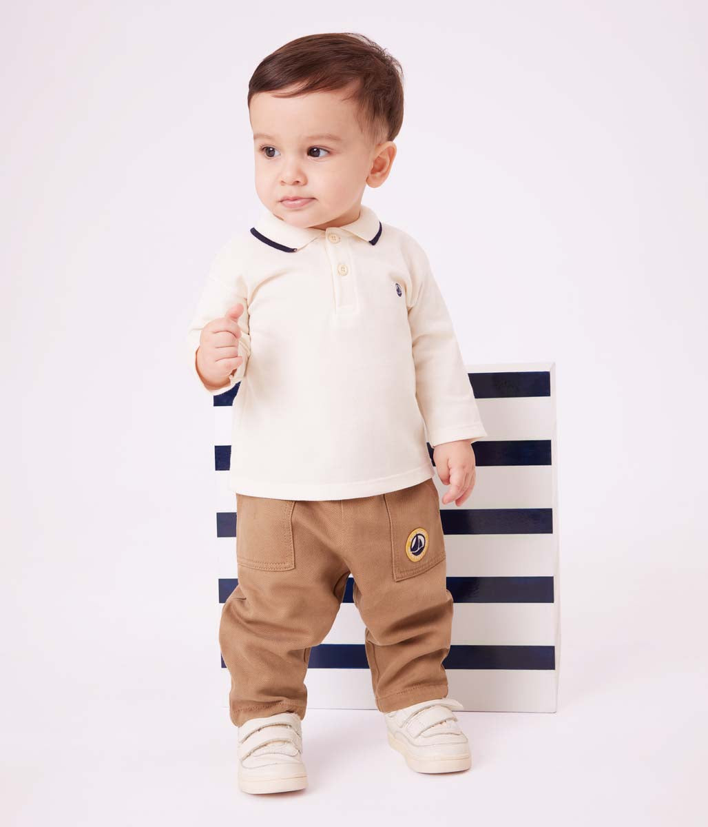 長袖ポロシャツ