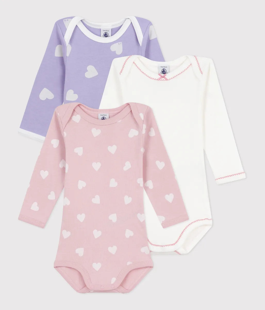 長袖ボディ３枚組