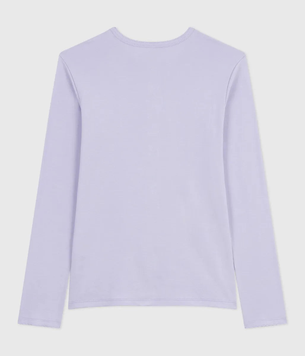 ポワンココットクルーネック長袖Ｔシャツ