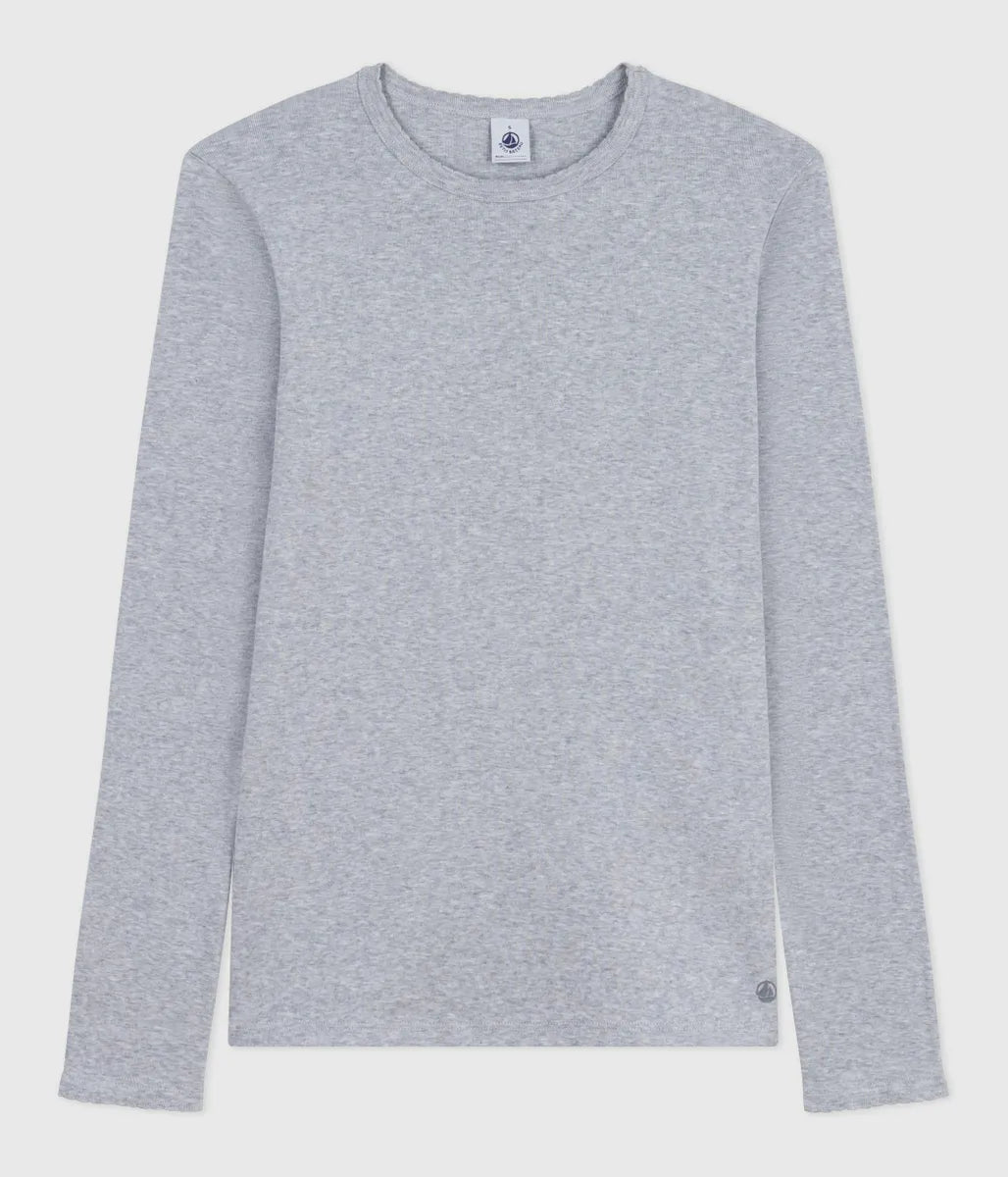 ポワンココットクルーネック長袖Ｔシャツ