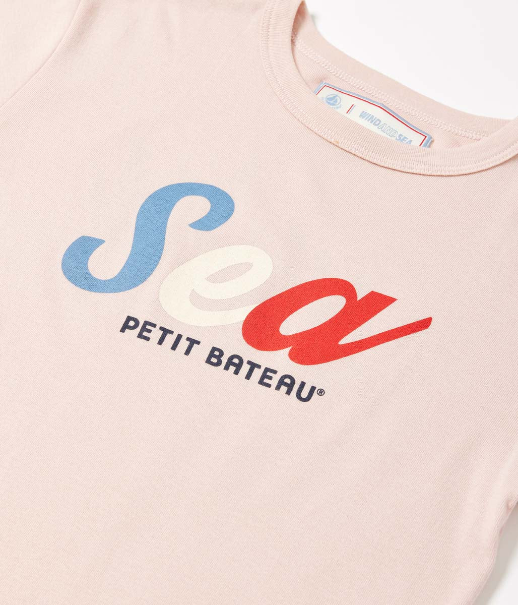 Ｗ＆Ｓプリント半袖Ｔシャツ