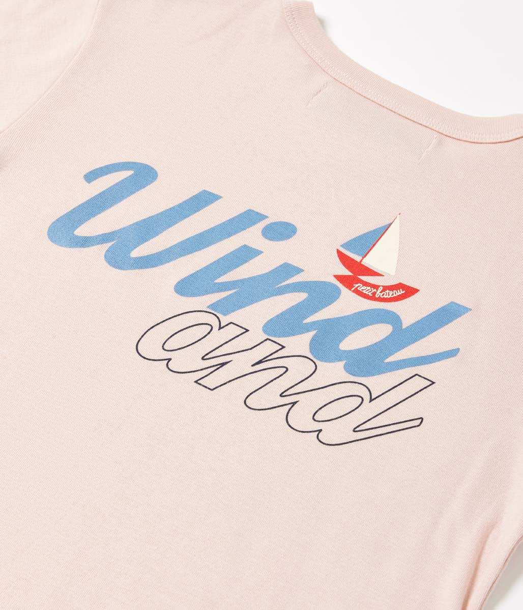Ｗ＆Ｓプリント半袖Ｔシャツ