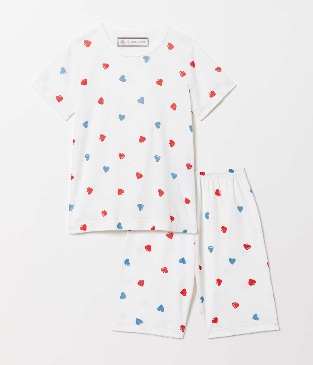 Ｗ＆Ｓプリント半袖パジャマ