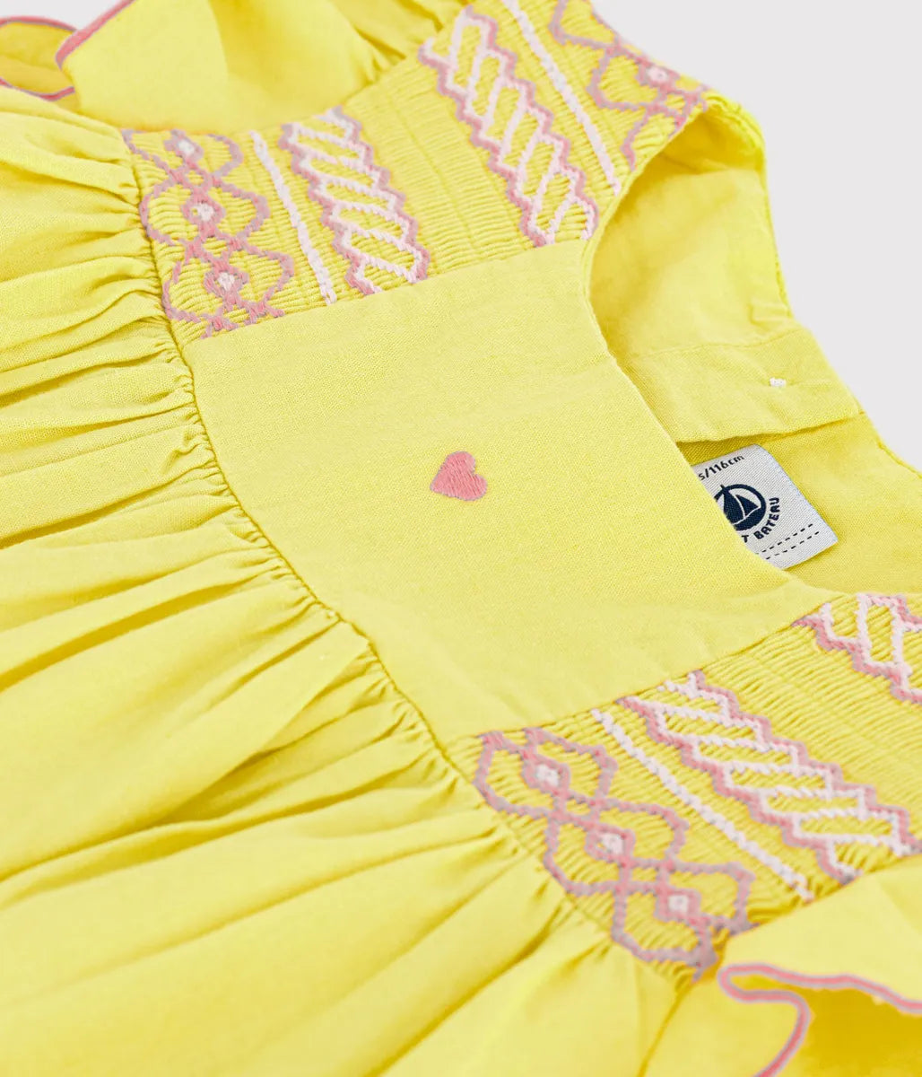 刺繍ワンピース