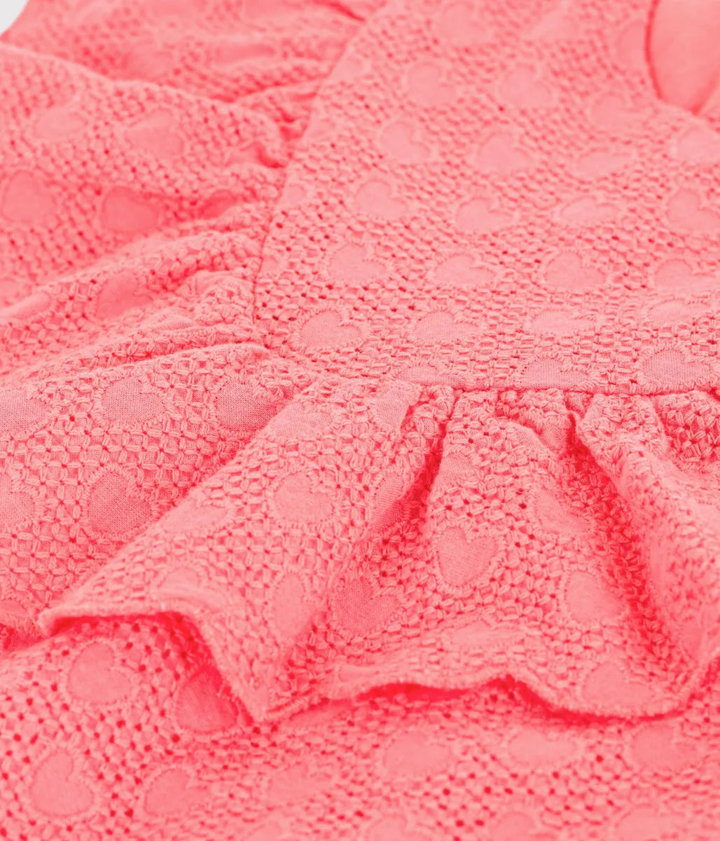 ハート刺繍ワンピース