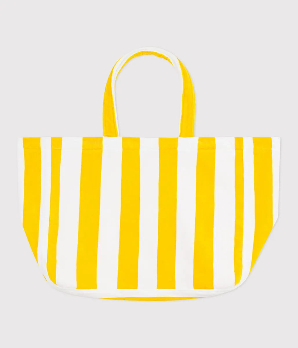 ストライプトートバッグ