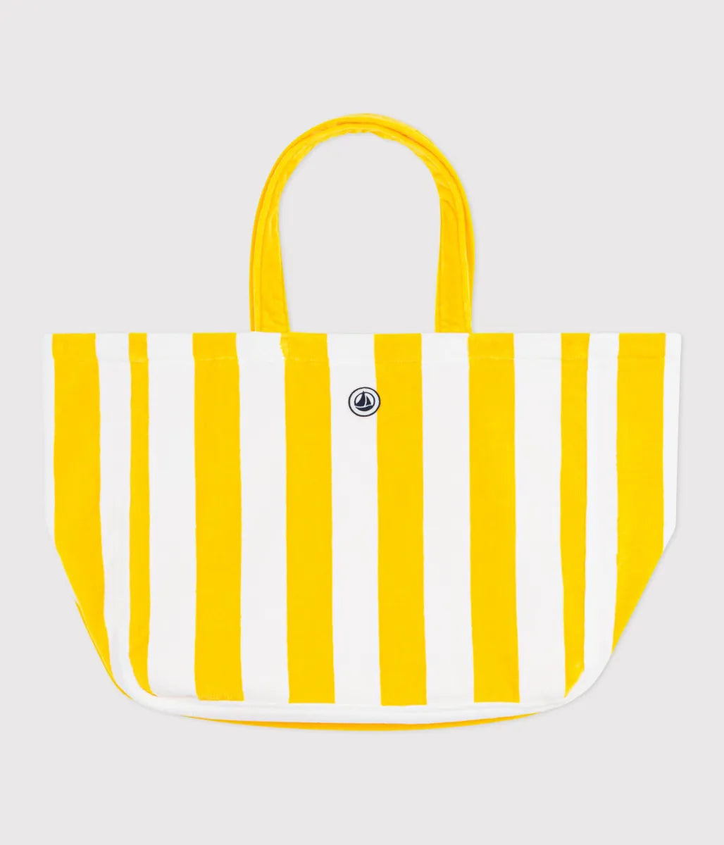 ストライプトートバッグ