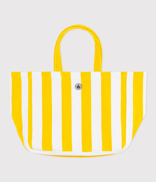 ストライプトートバッグ