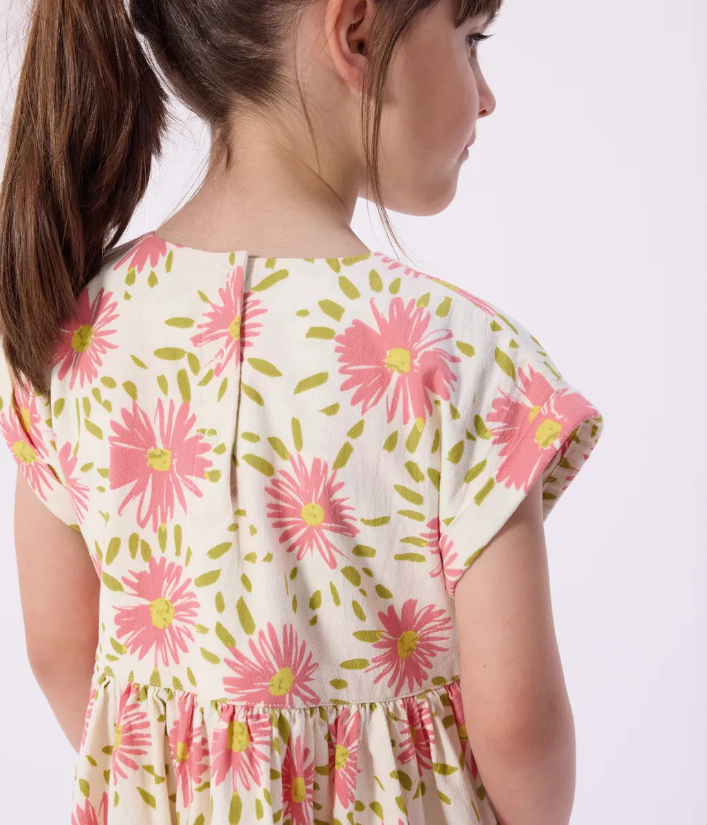 フラワープリントワンピース