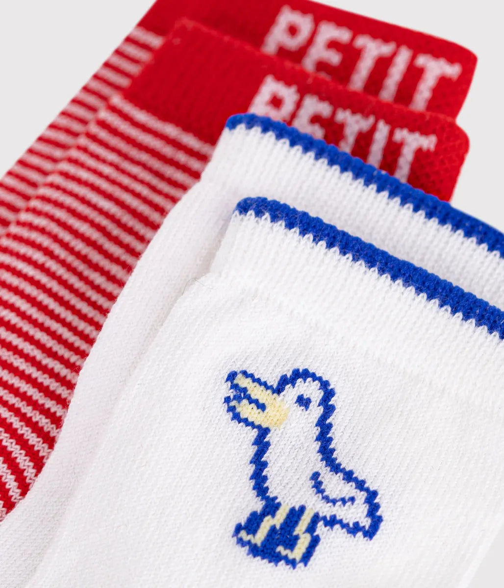 柄入りソックス２枚組