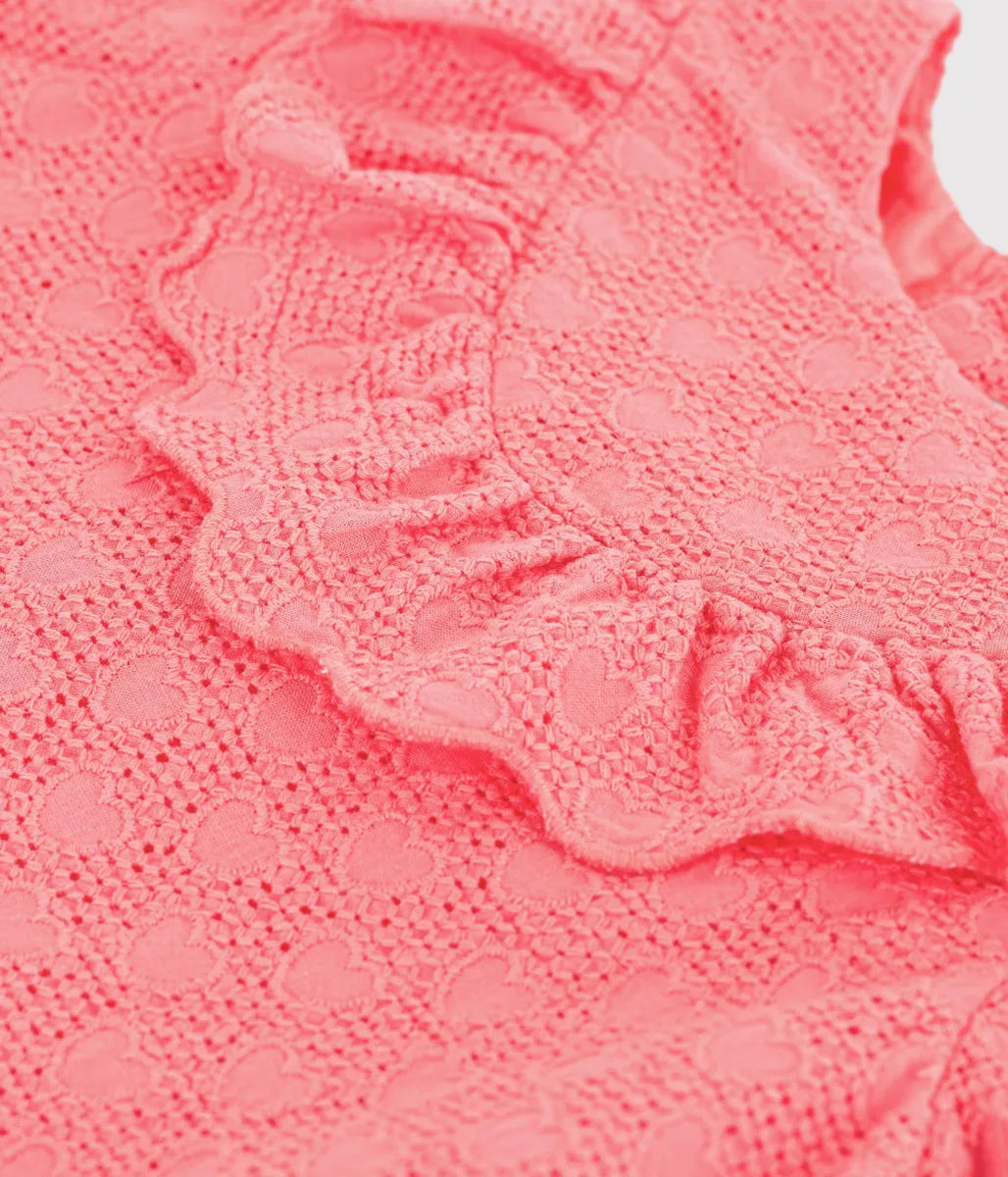 ハート刺繍ワンピース