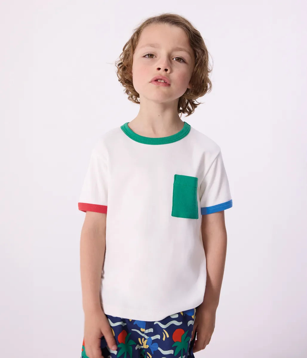 カラーブロック半袖Ｔシャツ