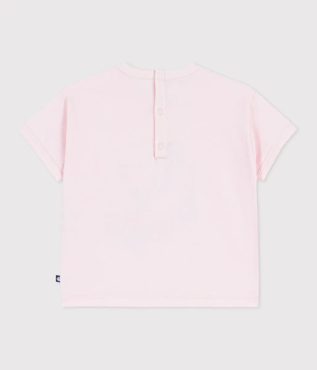 コットンプリント半袖Tシャツ