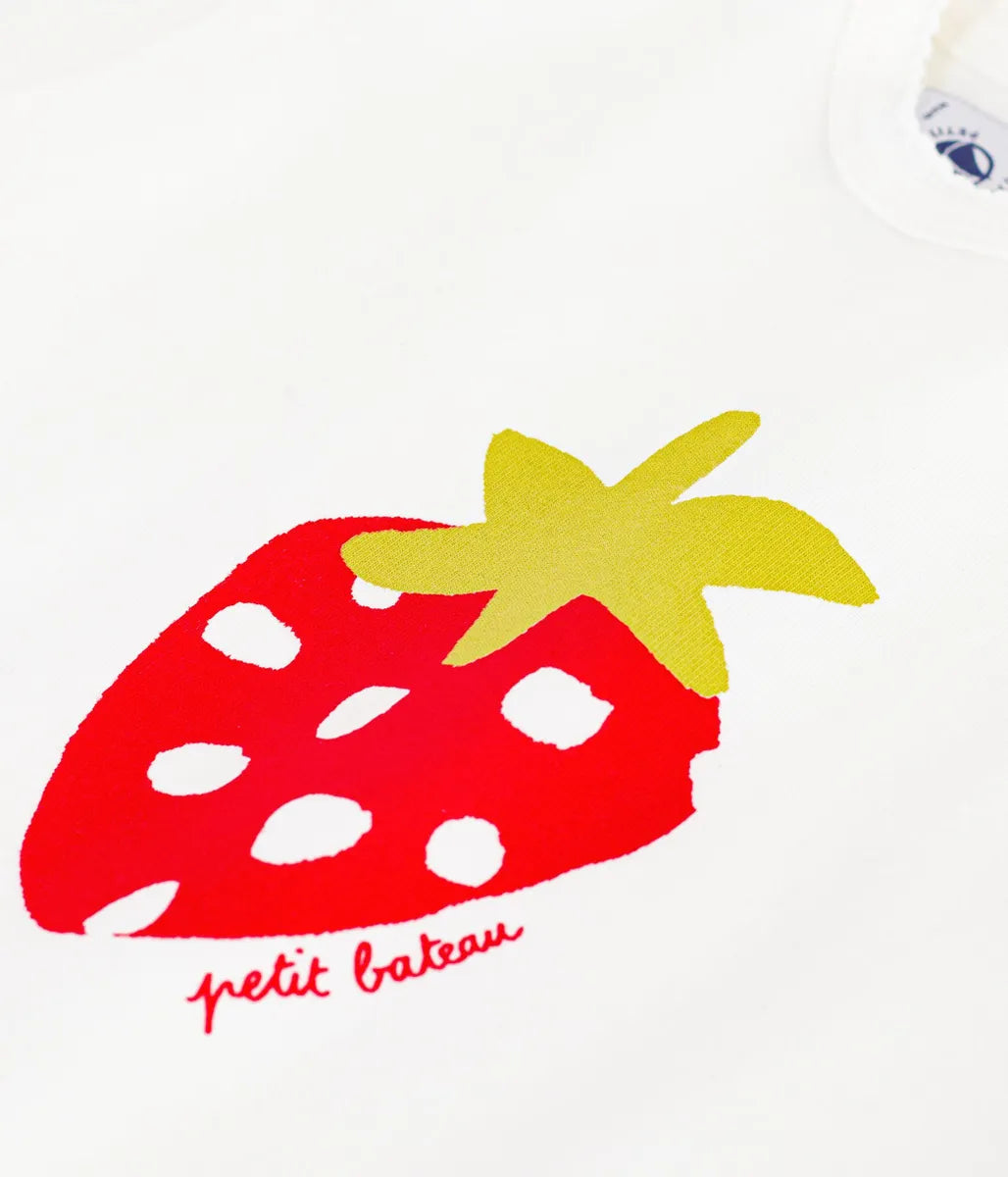 コットンプリント半袖Tシャツ