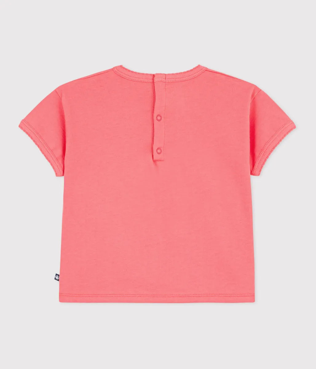 コットンプリント半袖Tシャツ