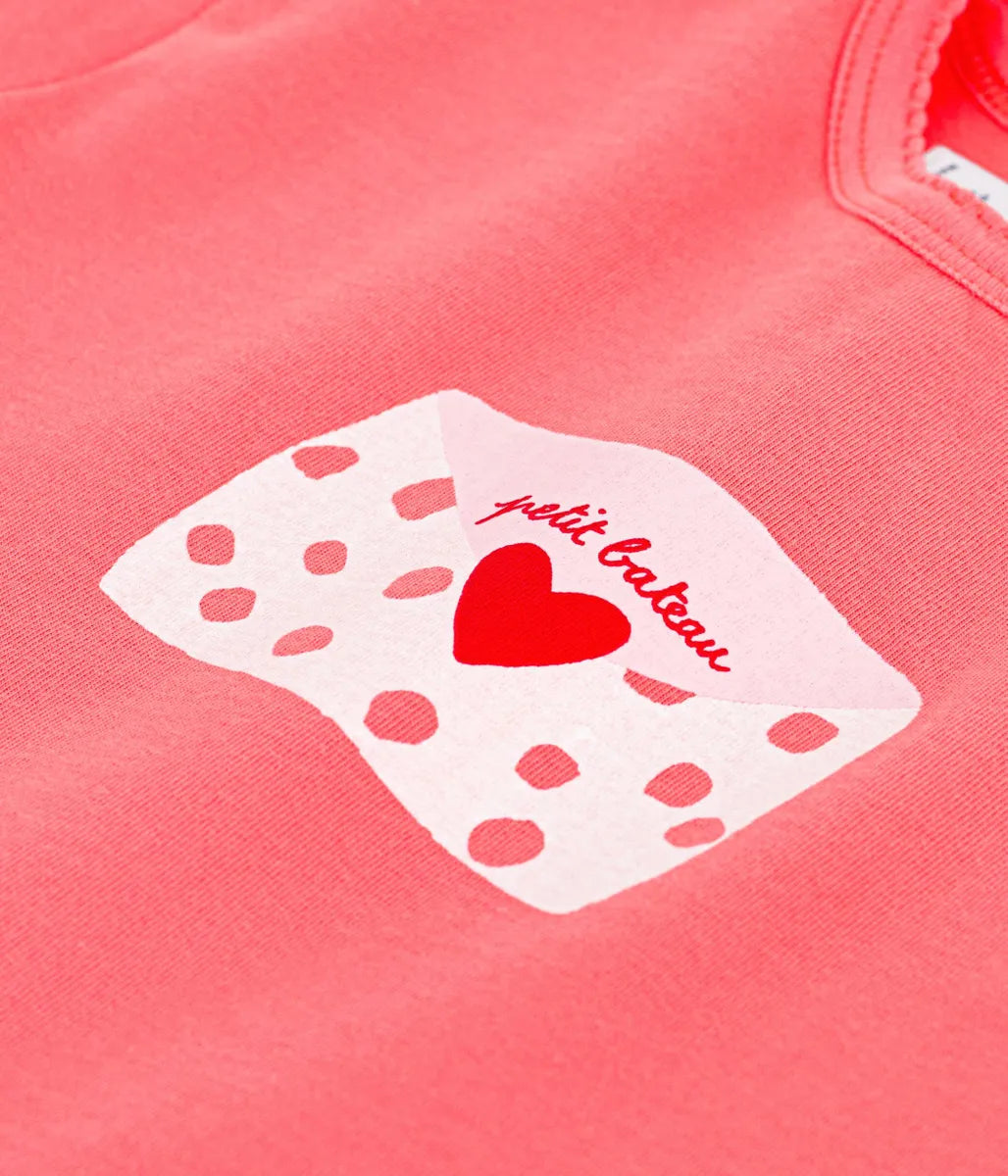 コットンプリント半袖Tシャツ