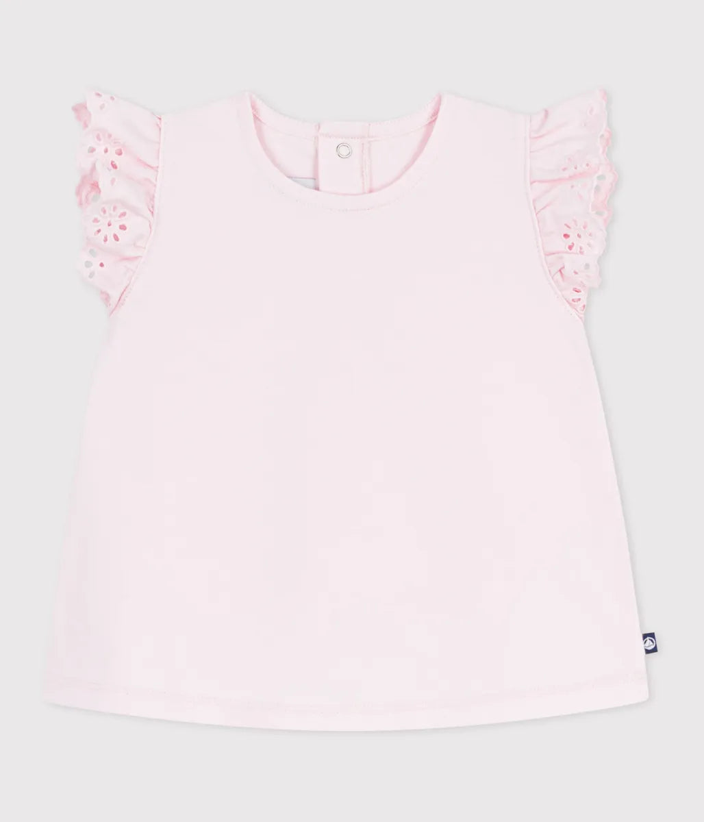 フリル袖Ｔシャツ