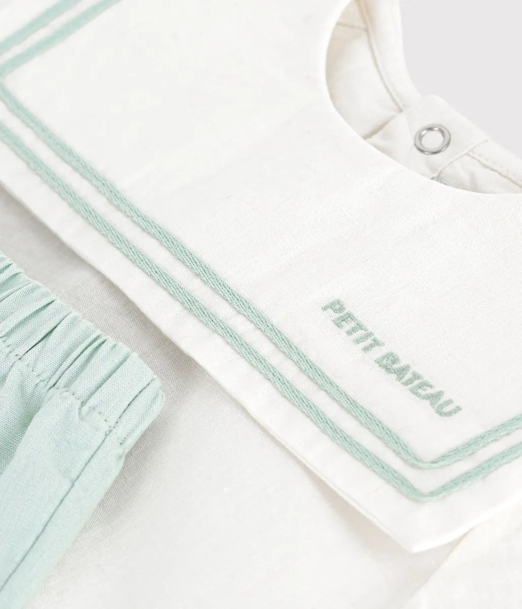 セーラーカラー ベビー２点セット