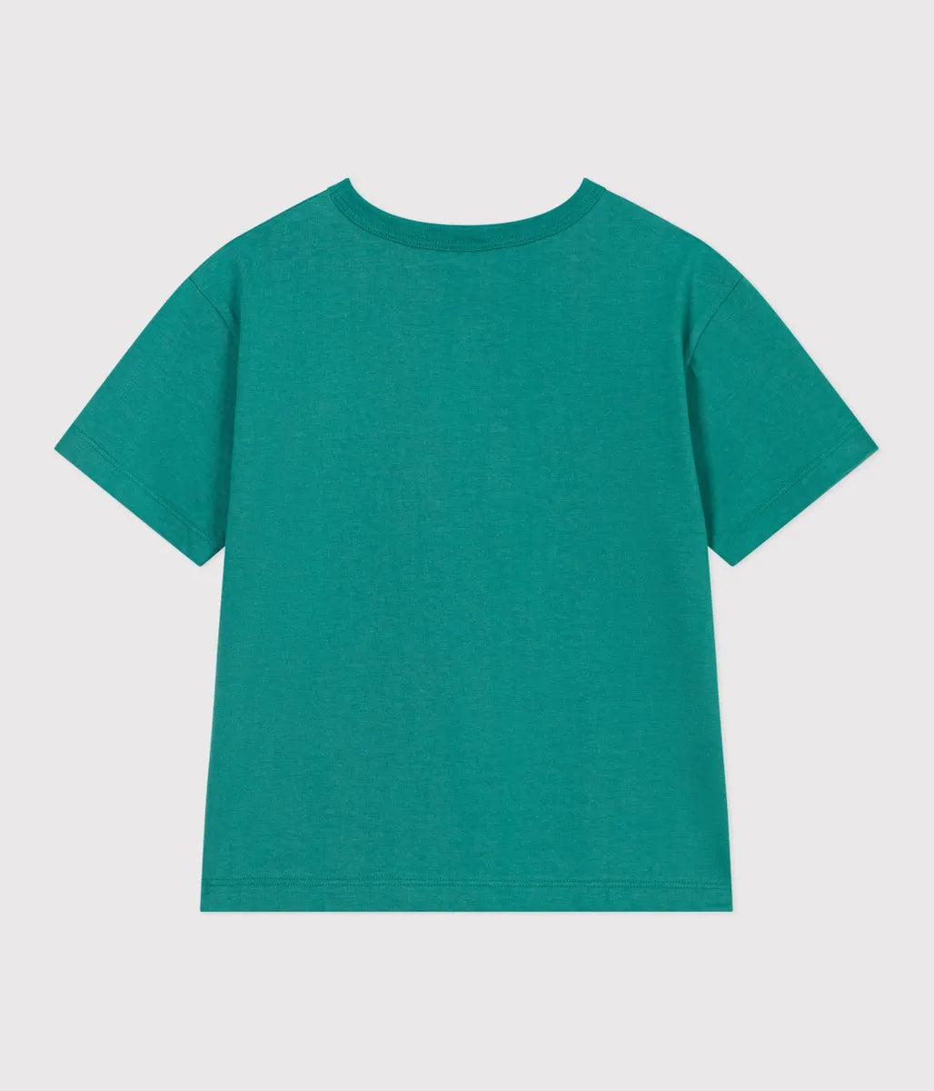 コットンプリント半袖Tシャツ