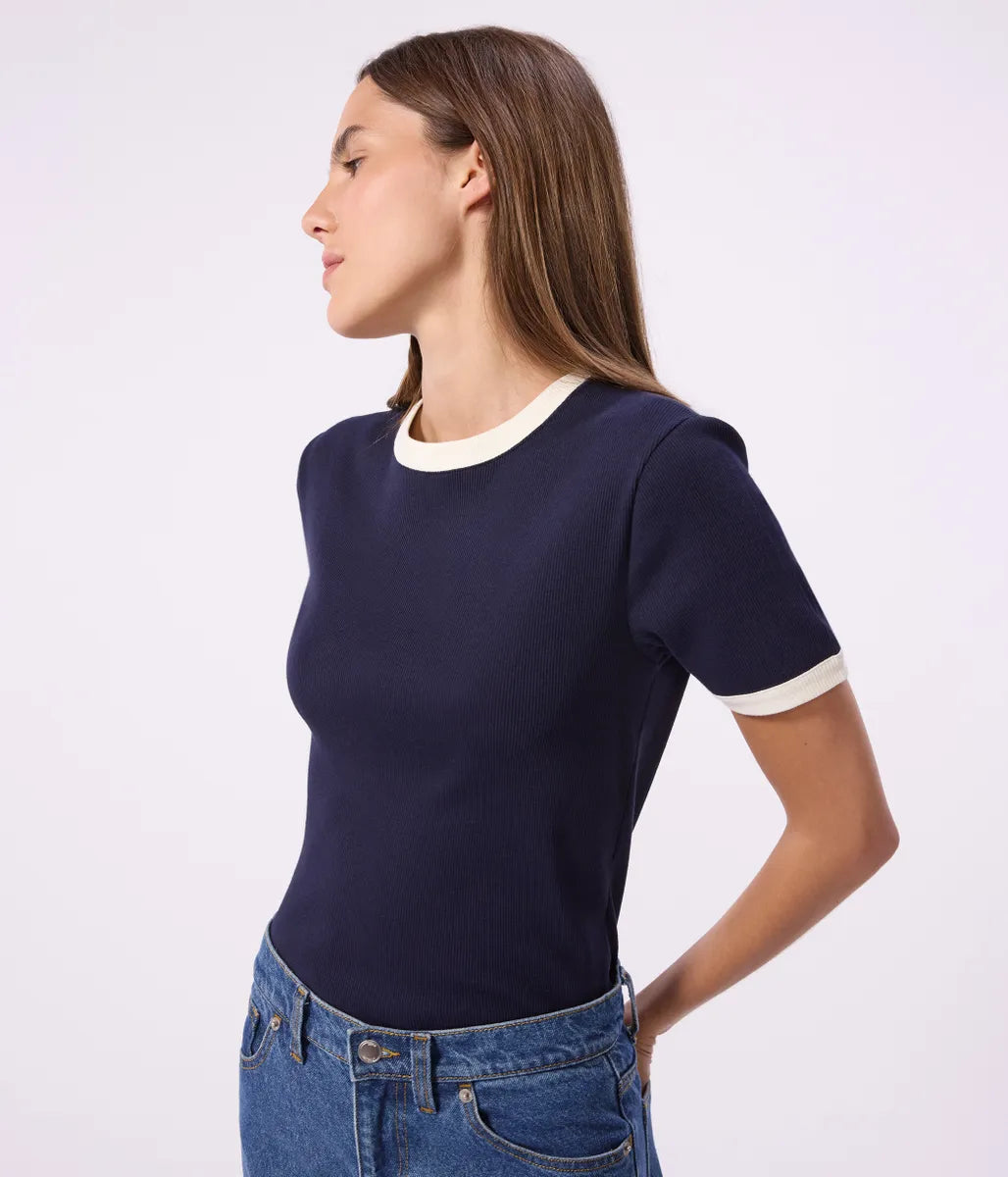 2×2リブ編み半袖Ｔシャツ