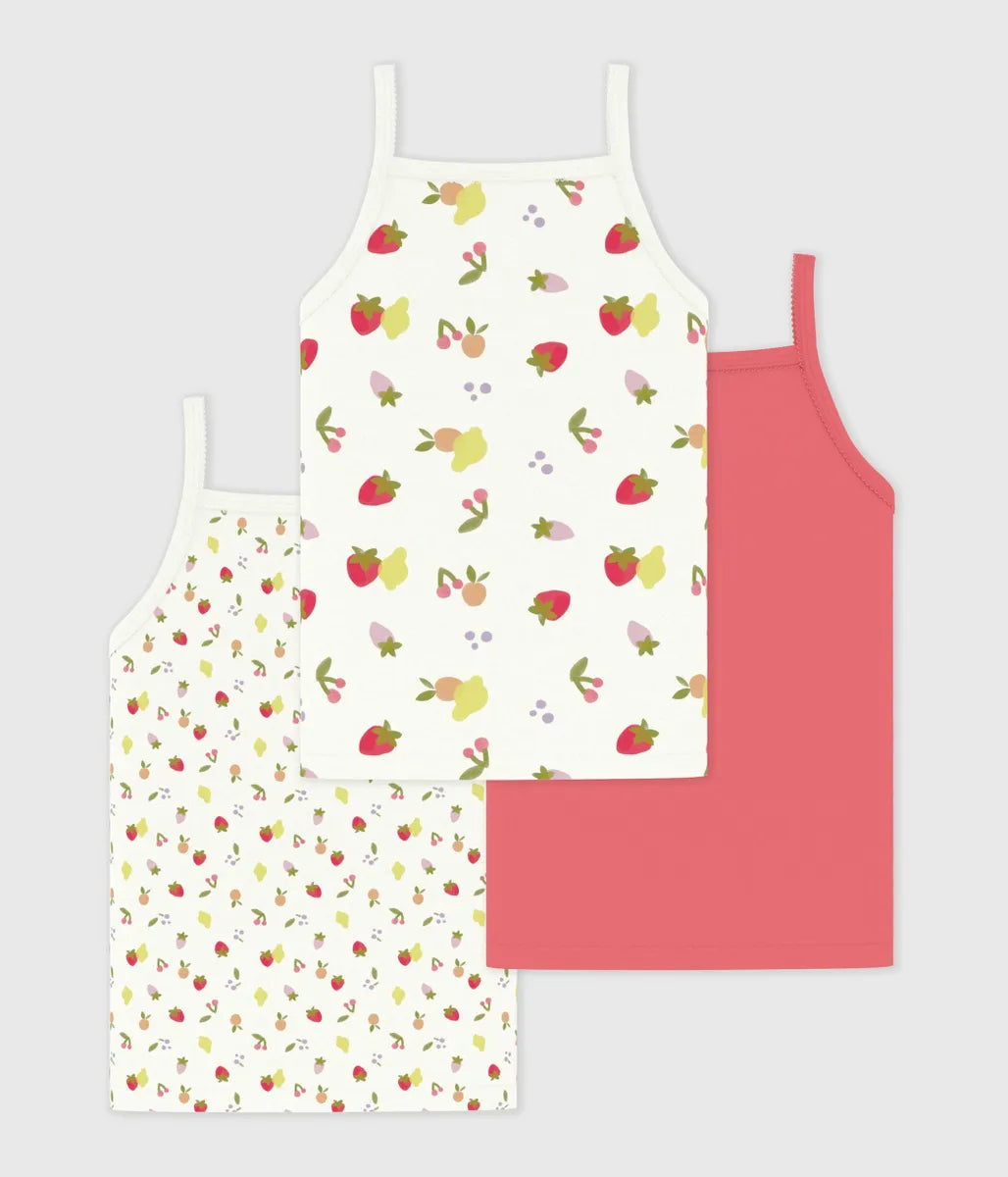 プリントキャミソール３枚組