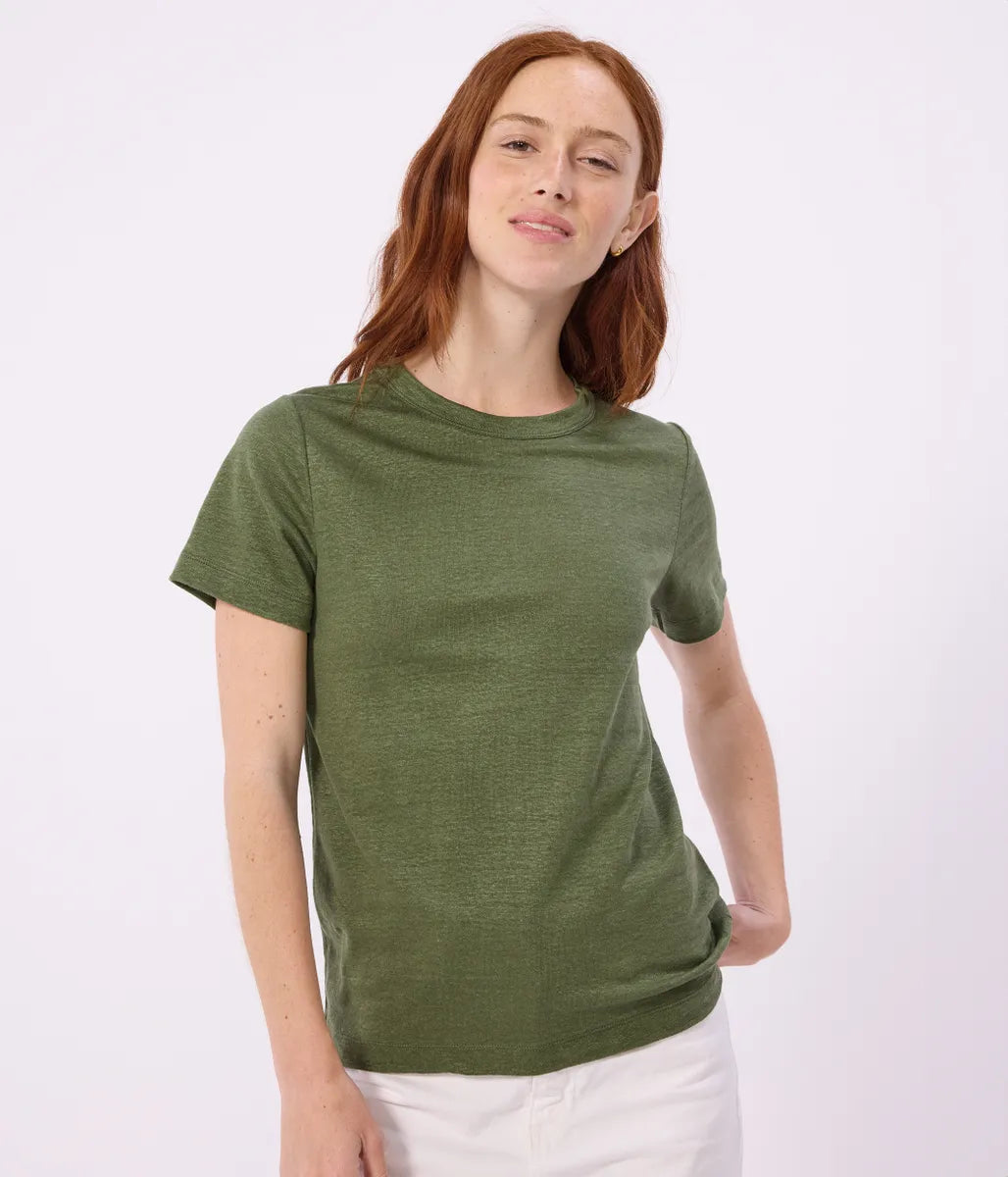 リネン半袖Ｔシャツ